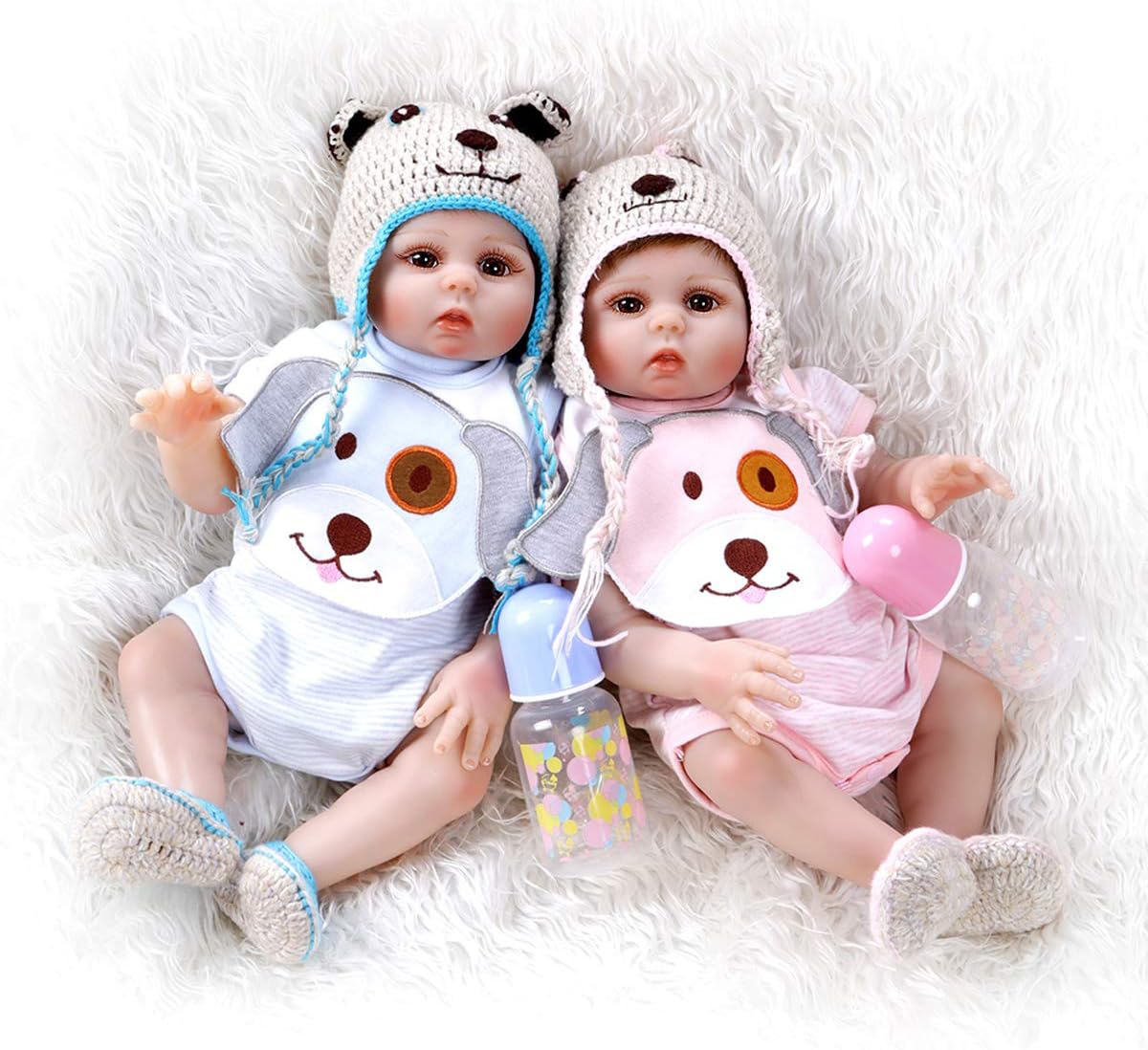 Terabithia 18inches 48cm Real Life Premie Baby Size Newborn Cuddy Baby Boy Girl Doll Look Real Silicone Vinyl Full Body Reborn Dolls Twins Washable