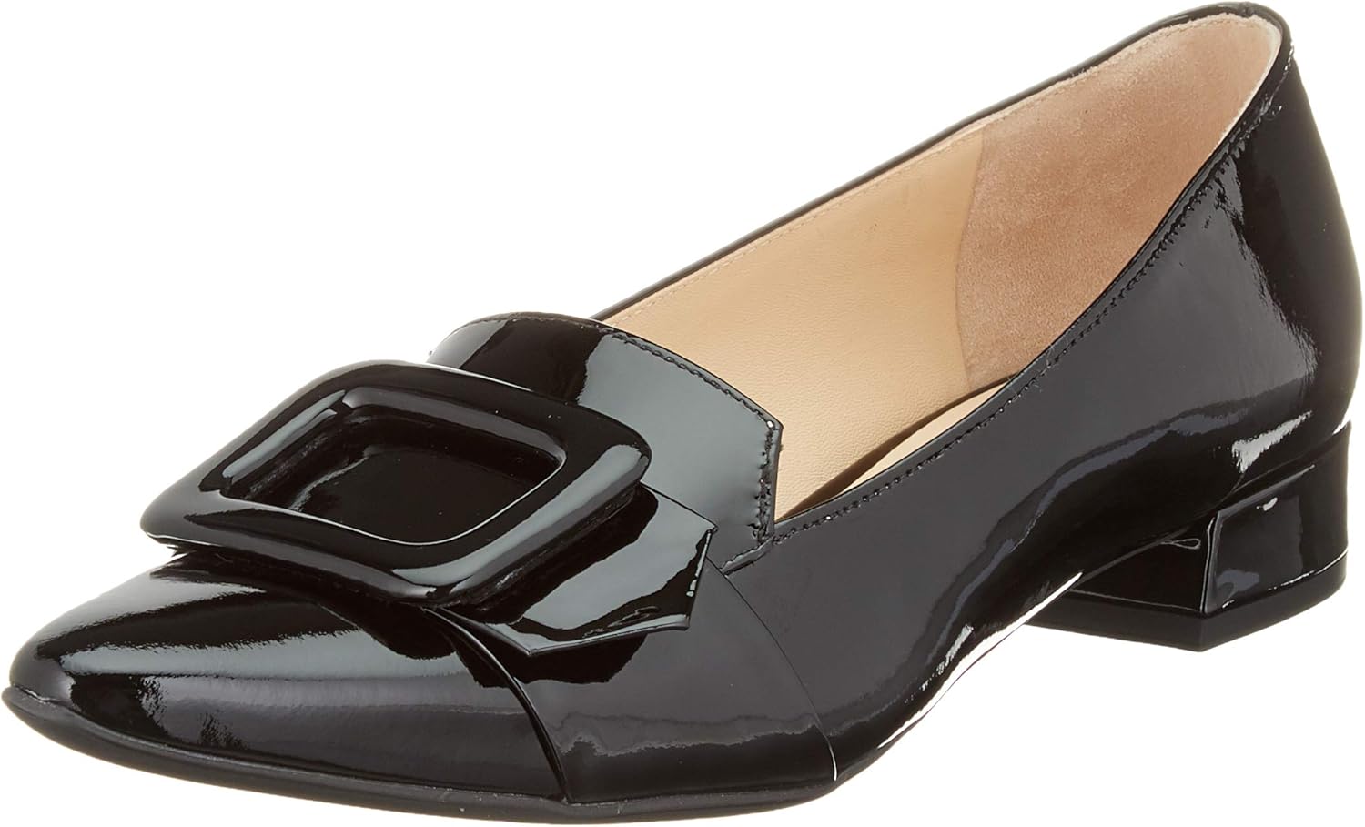 HÖGL Women's Essential Closed Toe Ballet Flats, Black