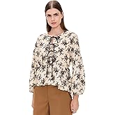 Sea Women's Joan Print Tie Front Top