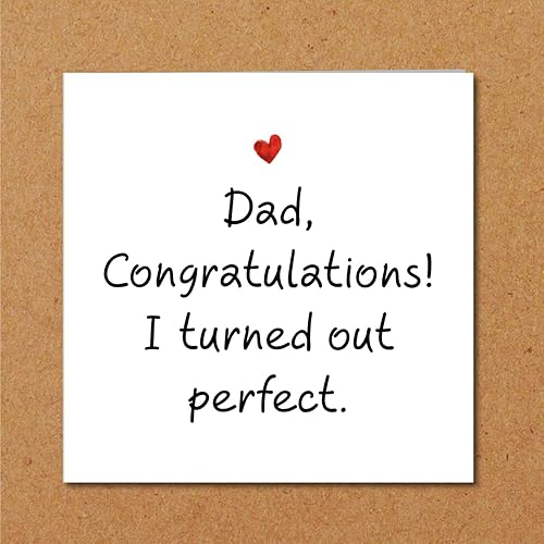 handmade birthday card for father from daughter