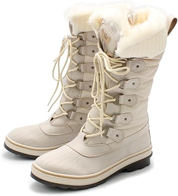 Amazon キンバーテックス Kimbertex Pablo Long パブロ ロング ブーツ スノーブーツ レディース 08 ホワイト 38 24cm シューズ バッグ