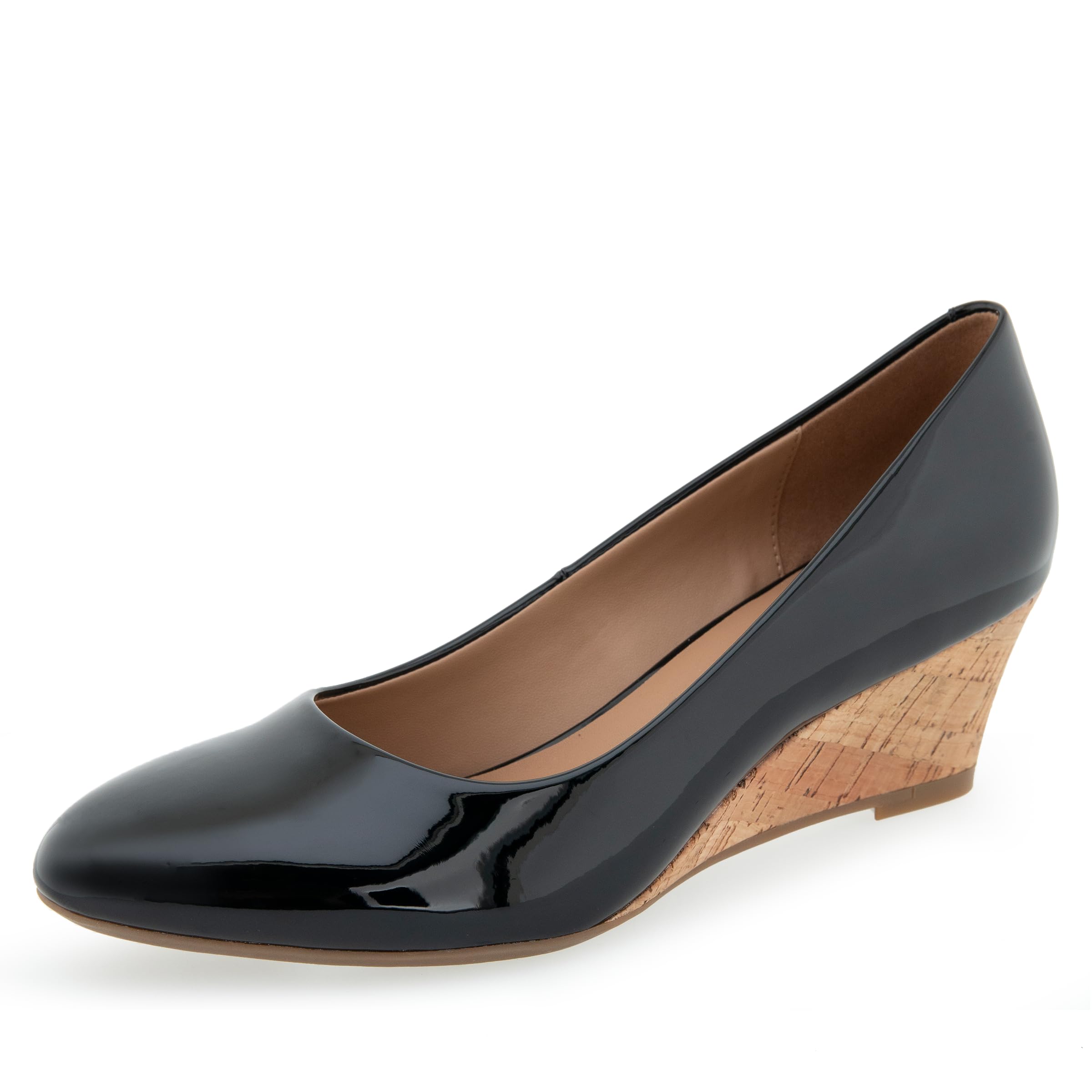 Aerosoles Women’s IRIS Pump, Black Patent PU, 11