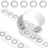 50 Pcs NFC Tags Sticker with NTAG215 Chip NFC Stickers Adhesive Labels Transparent RFID Tags Rewritable 504 Bytes Memory Suitable for All NFC-Enabled Devices and Smartphones