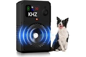 2026 Upgraded Anti Barking Device for Dogs with Display – 3 Modes Bark Deterrent up to 50FT - Rechargeable Bark Control Tool 