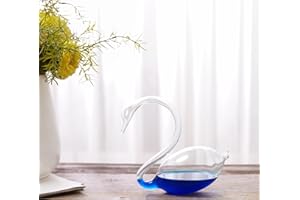 JINGYUE Storm Glass Weather Predictor Swan-Shaped Design Barometer Weather Station 7 inch Swan Storm Glass Weather Predictor Gorgeous Gift for Family or Friends Present Home, Office Indoor and Outdoor Décor