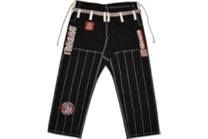 ROLL HARD Brazilian Jiu Jitsu Ripstop Gi Pants Black