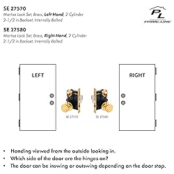 Prime-Line SE 27570 2-1/2 in. Backset, Entrance