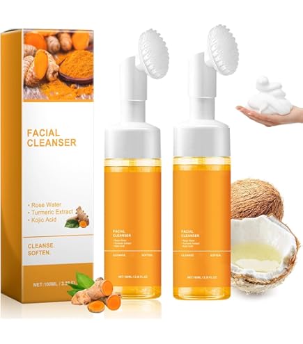 Amazon.com: YG LianKai 2Pcs Turmeric Facial Cleanser, Turmeric