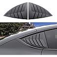 YHCDSEA for Model Y Side Window Louver Cover Sport Style for Tesla Model Y 2021 2022 2023 2024 2025 Accessories (Matt Carbon Fiber Pattern)