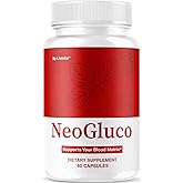 Neo Gluco Supplement Capsules - Official NeoGluco Advanced Formula Supplement Pills - Maximum Strength, Alll Natural Multivitamin Support Health & Wellness Reviews, 60 Capsules for 1 Month