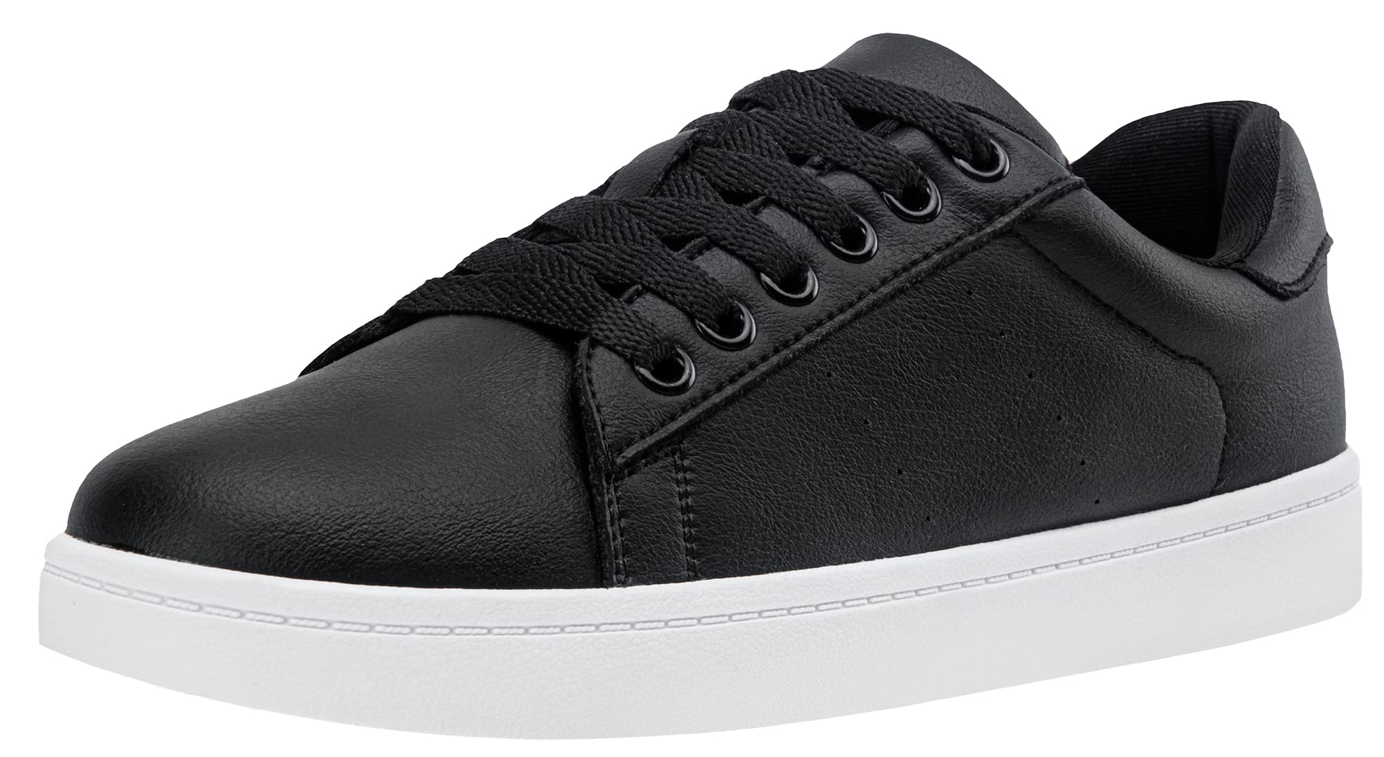 Vepose Women's Fashion Sneakers - Casual Comfortable Leather Sneakers With Memory Foam Insole, Platform Dress Sneaker