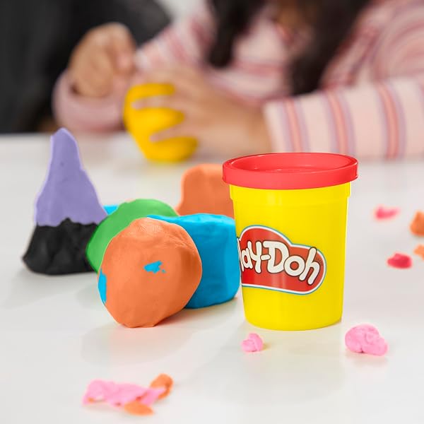 PLAY-DOH BULK PACK OF 48 CANS, 6 SETS OF 8 MODELING COMPOUND COLORS, 3OZ, BACK TO SCHOOL GIFTS & PRIZES FOR STUDENTS & CLASSROOM, PRESCHOOL TOYS FOR KIDS, AGES 2+ (AMAZON EXCLUSIVE)