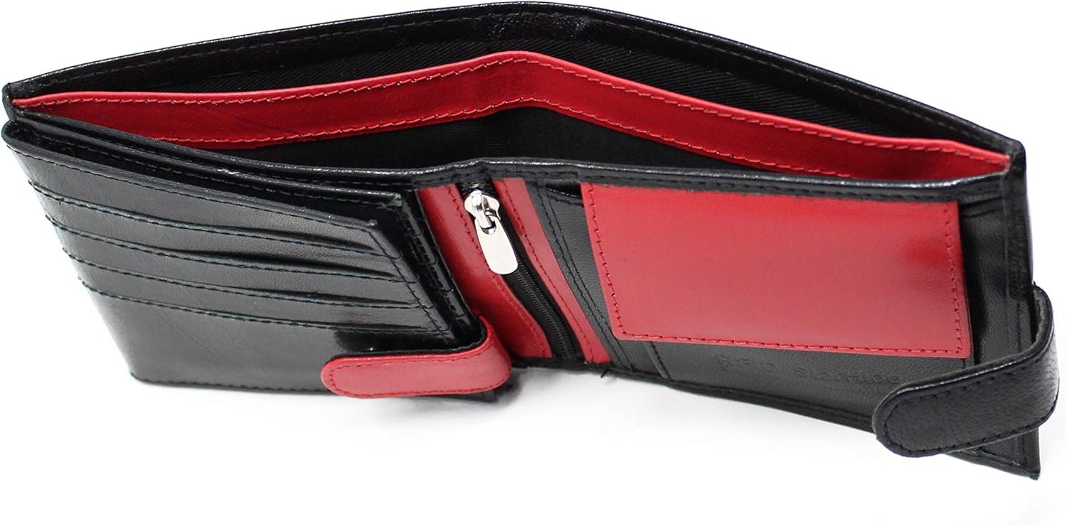 STARHIDE Men’s RFID Blocking Genuine Leather Wallet, Twin ID Card Holder, Coin Pouch, 7 Card Slots - Image 3