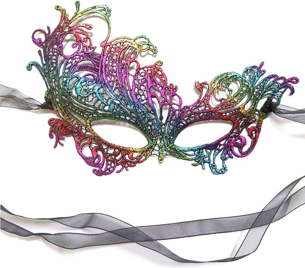LOVINSHOW Luxury Masquerade Mask Womens Lace Eye Mask