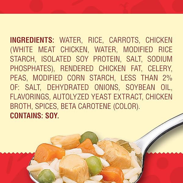 CHEF BOYARDEE RICE WITH CHICKEN & VEGETABLES, 7.25 OZ.