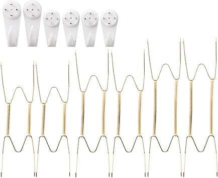 Amazon Com Shappy 6 Pieces Wall Plate Hangers Decorative Dish Display Platter Holder 3 Sizes 8 10 12 Inches And 6 Pieces Wall Hooks Home Improvement shappy 6 pieces wall plate hangers decorative dish display platter holder 3 sizes 8 10 12 inches and 6 pieces wall hooks