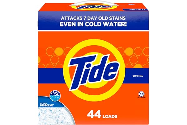 Tide Powder Laundry Detergent, Original Scent, 44 Loads, 1.4 kg