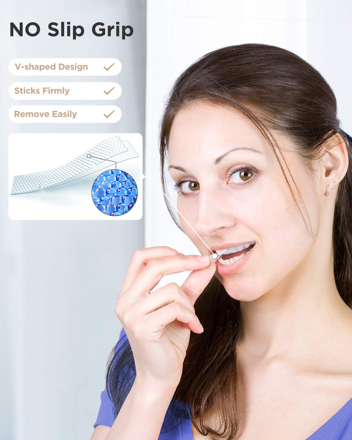 Fairywill Teeth Whitening Strips Pack of 50 pcs, Professional Effect White Strips for Teeth Whitening, Enamel Safe Whitening Strips for Sensitive Teeth, Teeth Whitening Kit Remove Tough Stains: Beauty