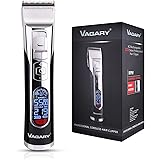 VAGARY 2022 Models Hair Clippers for Men Professional, Titanium-Coated Ceramic Blade Cordless Trimmer Men Cutting Kit Barbers