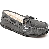 Minnetonka Women's Camp Tie Moc - Indoor/Outdoor Cozy Slippers with Durable Sole