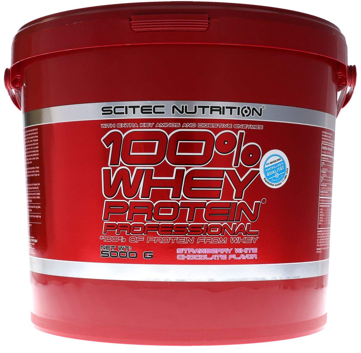 Scitec Nutrition 100% Whey Protein Professional 5000g strawberry white chocolate Top-energy24 special offert