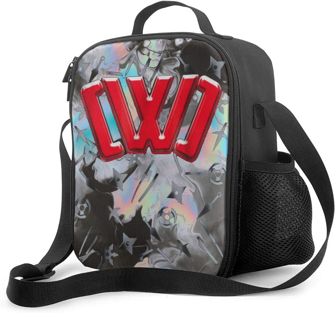 Cool CWC Chad Wild Clay Ninja Lunch Bag Insulated Pack Crossbody Tote Box for School Work Picnic Travel for Men Women