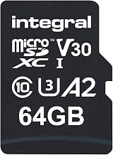 Integral 64GB Micro SD Card 4K Video 180MB/s Read 80MB/s Write A2 C10 U3 UHS-I view 2