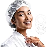 100 Pack Hair Nets 24 Inch White Invisible Mesh Nylon Hair Net Food Service Elastique Cheveux Kitchen Bun Bouffant Wig Cap Ha