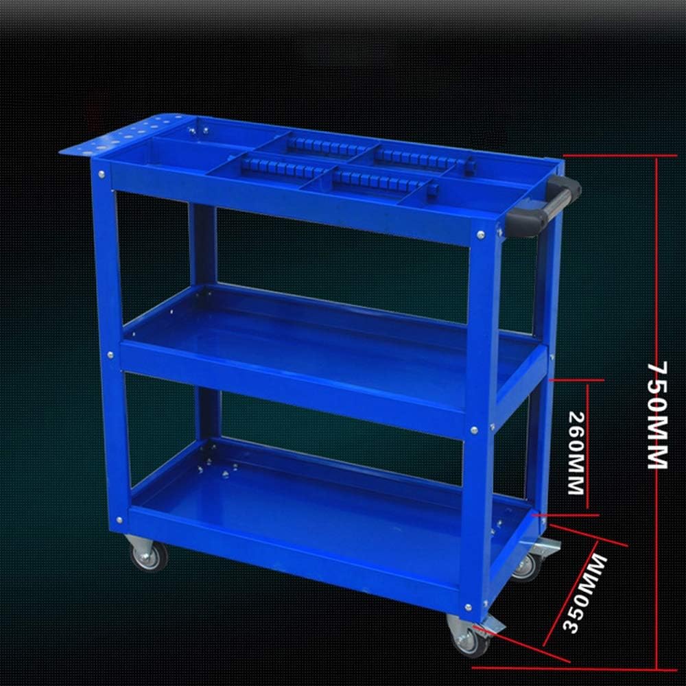 Service Carts Tool Threelayer Parts Cart Assembly Maintenance Turnover