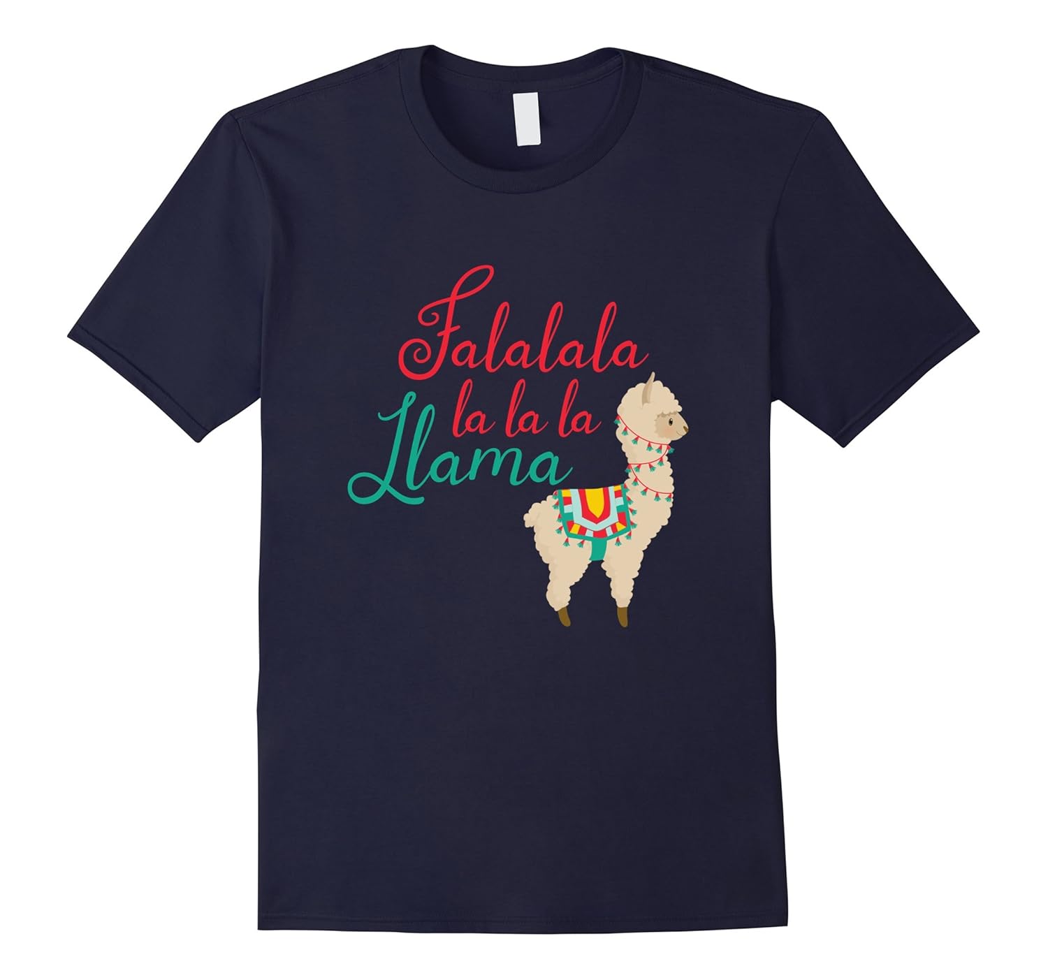 Festive Fa La La La Llama Holiday Shirt-ANZ