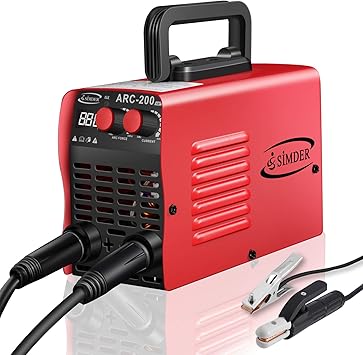 Simder Arc Welder 110v 200amp Welding Machine Igbt Inverter Ac Dc Mini Electric Welders Free Accessories Tools High Frequency Household Smart Welder For Novice Welders Fits 3 2mm Weling Rods Amazon Ca Tools Home