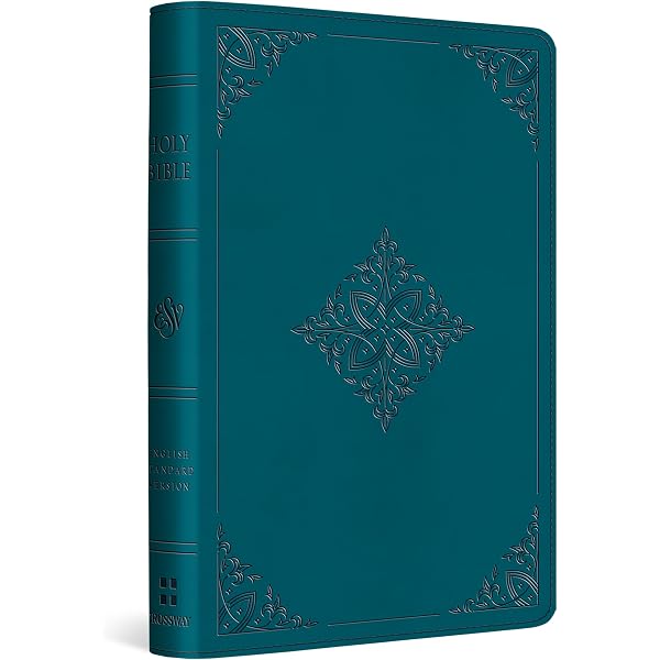 ESV Thinline Bible, Red Letter (TruTone, Deep Teal, Rotunda Design
