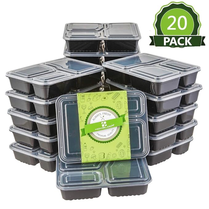 HOMELODY (Piezas de 20) Recipientes Herméticos para Alimentos ...