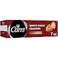 Carr's Crackers, Whole Grain Crackers, Party Snacks, Whole Wheat, 7oz Box (Pack of 6)