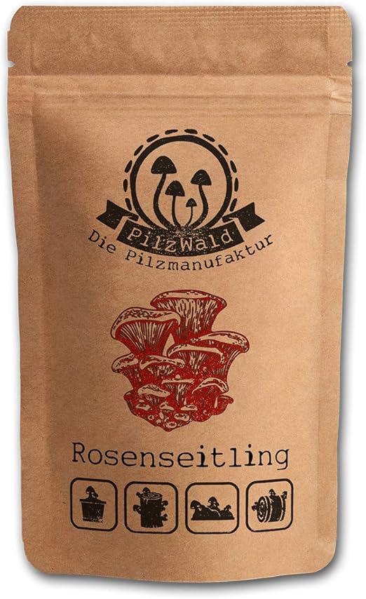 Pilzwald Rosenseitling Zuchten 25 Pilzdubel Fur Stroh Kaffeesatz Bacon Pilz Myzel Pilzbrut Mit Bilder Anleitung Rosenseitlinge Pilzzucht Amazon De Garten