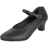Dynadans Women's Character Shoe Ankle Strap 1.5'' Latin Dance Shoes