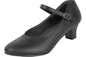 Dynadans Women's Character Shoe Ankle Strap 1.5'' Latin Dance Shoes