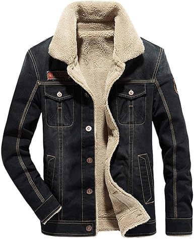 denim hooded jacket men's amazon