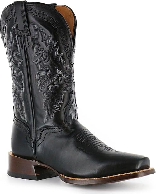 El Dorado Men's Handmade Vanquished Calf Cowboy Boot