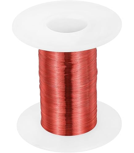 Fil De Cuivre Émaillé Rouge QA-1/155 - Diamètres 0.04mm à 1.2mm - Pour Bobines, Moteurs, Transformateurs