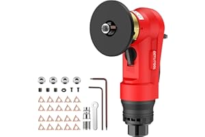 GETLITOOL Mini Pneumatic Chamfering Tool, Air Chamfer Tool Kit with 12 C-Angle & 10 R-Angle Blades, 45 Degree 30000RPM Chamfe