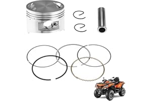 New Olym 57.4mm/2.25" GY6 150CC Piston Rings Kit Assembly for Chinse Scooter Moped ATV Go Kart 4-Stroke GY6 125cc 150cc 152QMI 157QMJ Engine