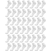 Winterlace 48 Pairs of Mens Thin Quarter Ankle Socks, Casual Sports Comfortable Bulk Pack