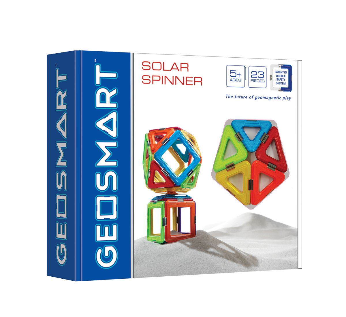 GeoSmart - Solar Spinner, Magnetic Construction Set, 23 pieces, 5+ Years