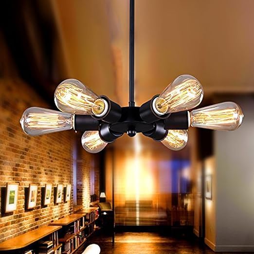 Elevens Retro Industrial Vintage Pendant Light Black Barn Metal