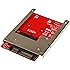 StarTech.com mSATA SSD to 2.5-Inch SATA Adapter Converter with Open Frame Bracket and 7mm Drive Height (SAT32MSAT257)
