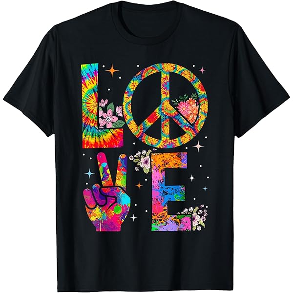 Amazon.com: Groovy Tie Dye Love Retro 70's Hippie Vintage 70s