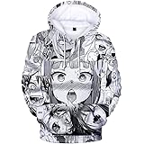 anime face sweatshirt