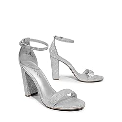 DREAM PAIRS Womens Hi-Chunk High Heel Pump Sandal