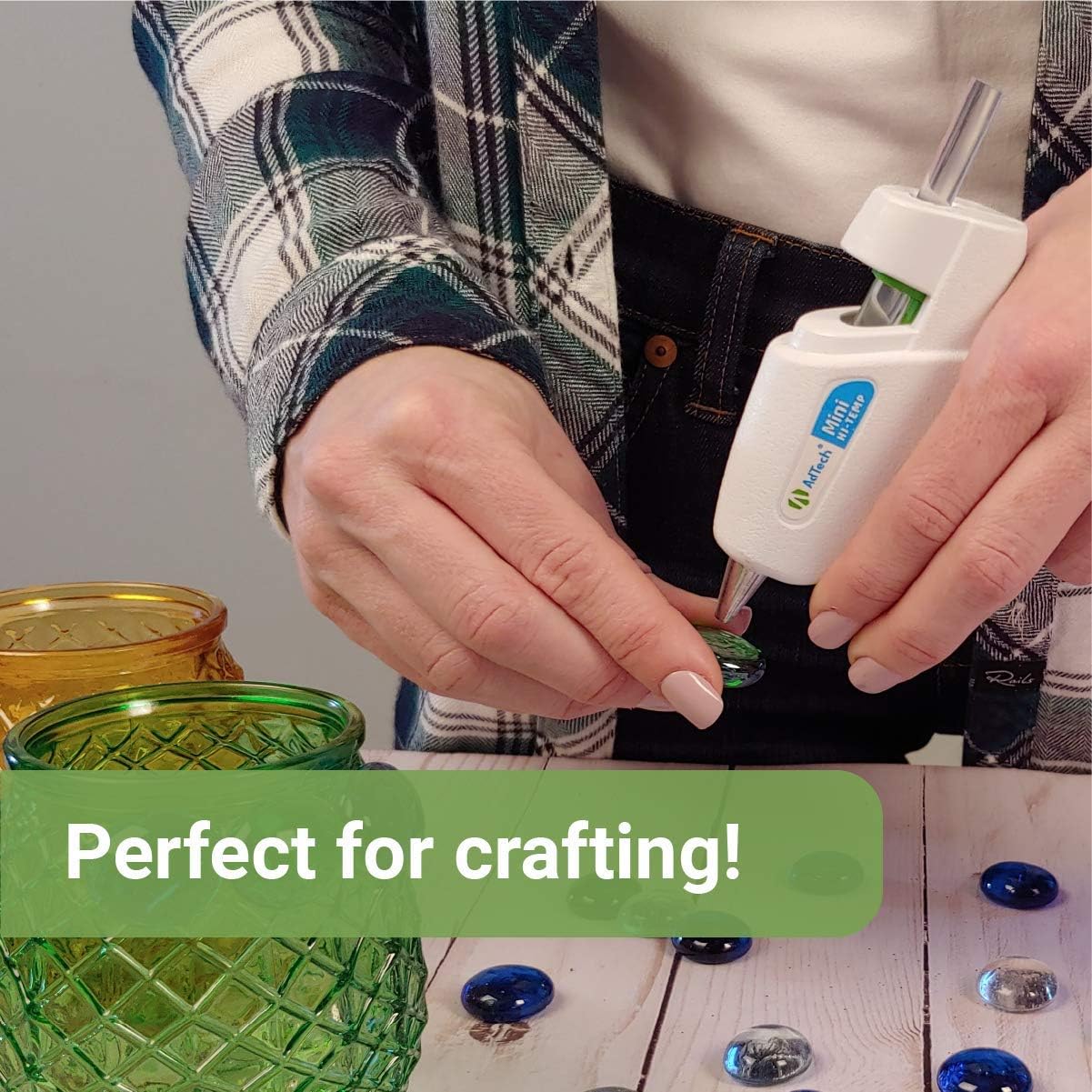 Adtech Mini Hi-Temp Hot Glue Combo Pack, White Gun: Arts, Crafts & Sewing